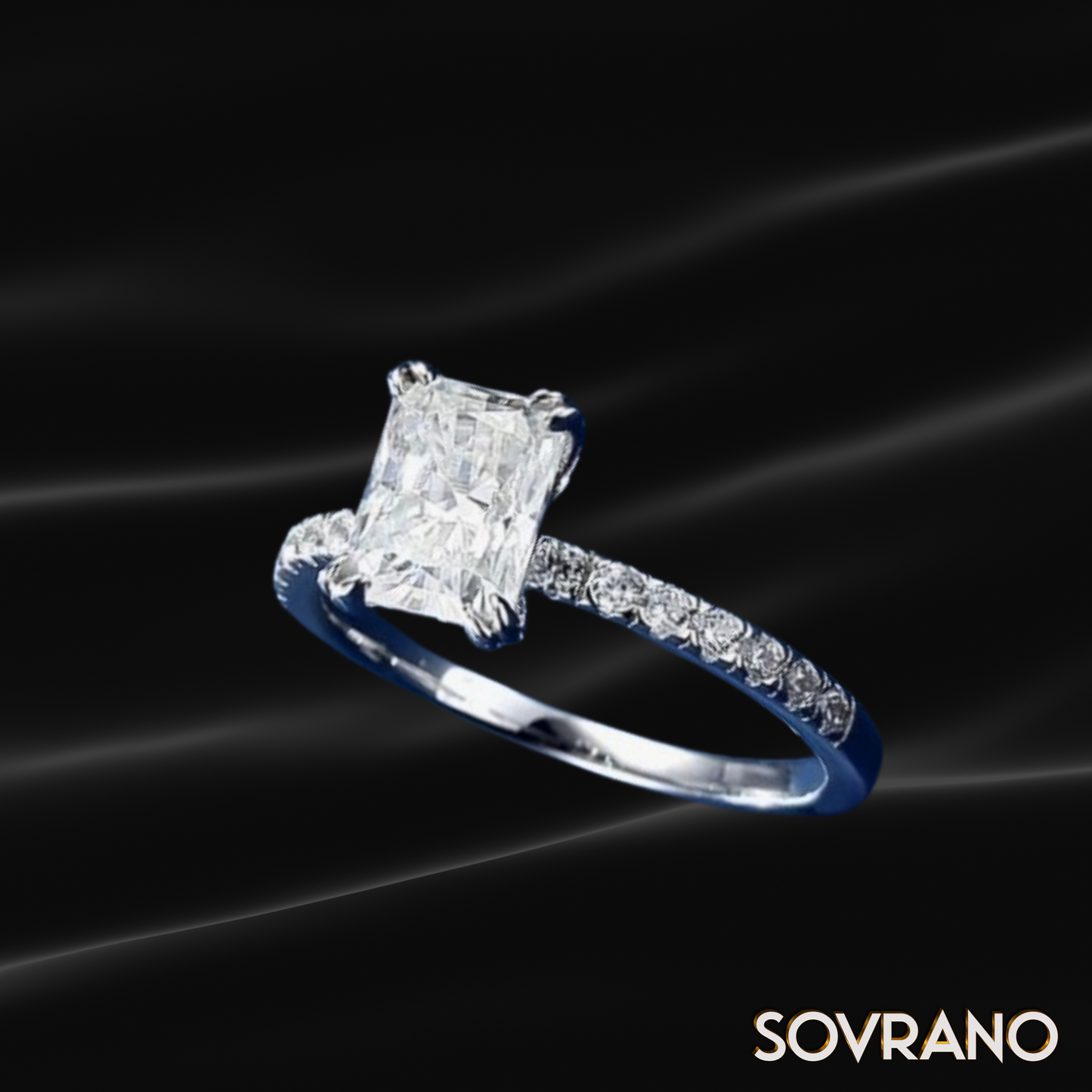 2ct Radiant Cut Engagement Ring