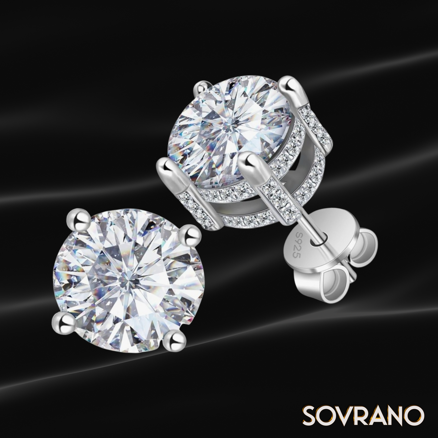 Eterna Round Brilliant Studs