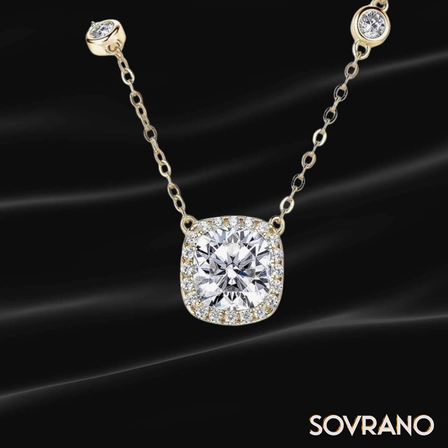 2.5CT Moissanite Pendant Necklace