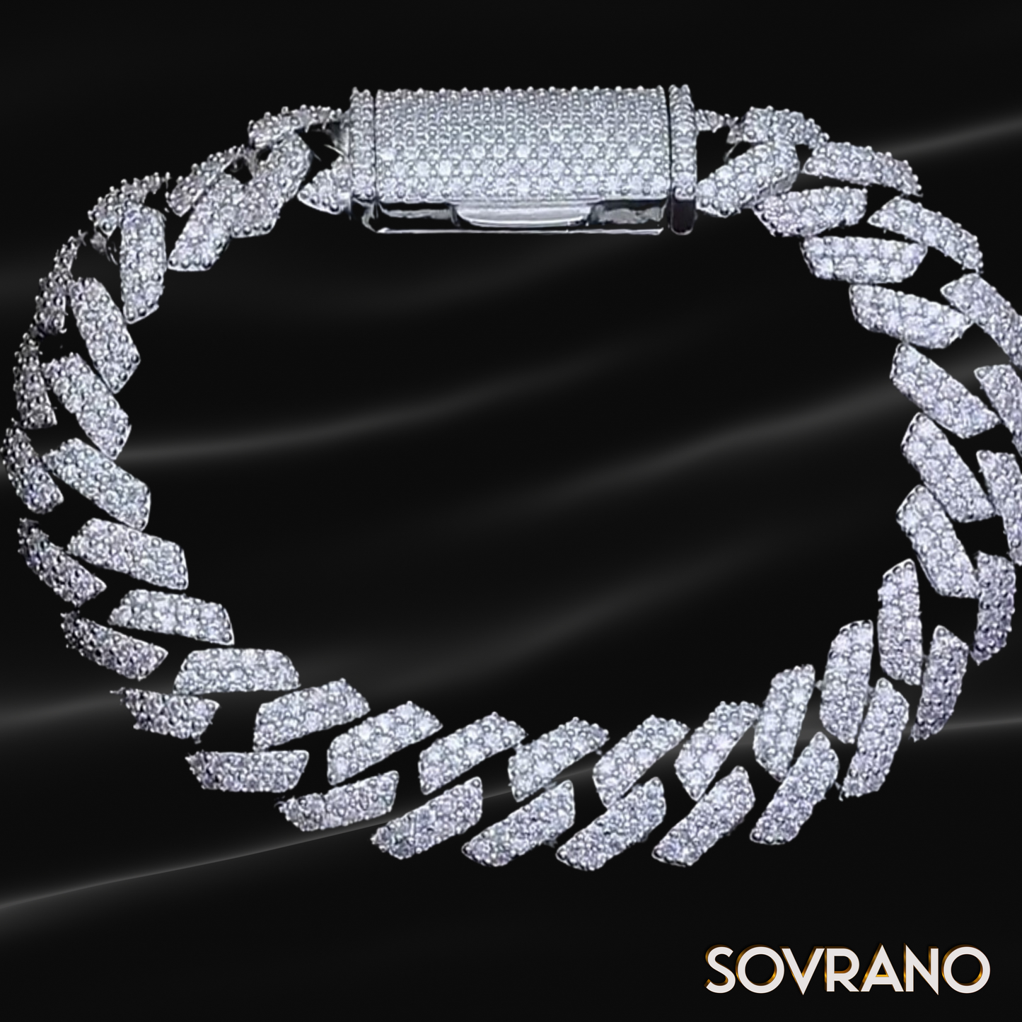 Moissanite Miami Cuban Link Bracelet