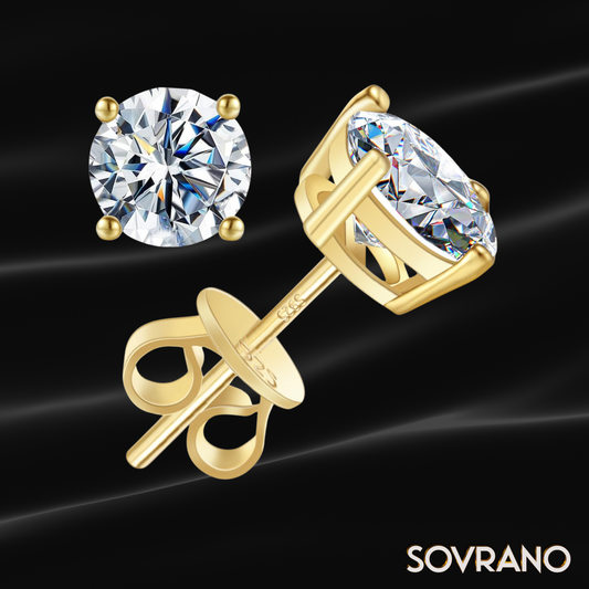 Classic Moissanite Stud Earrings