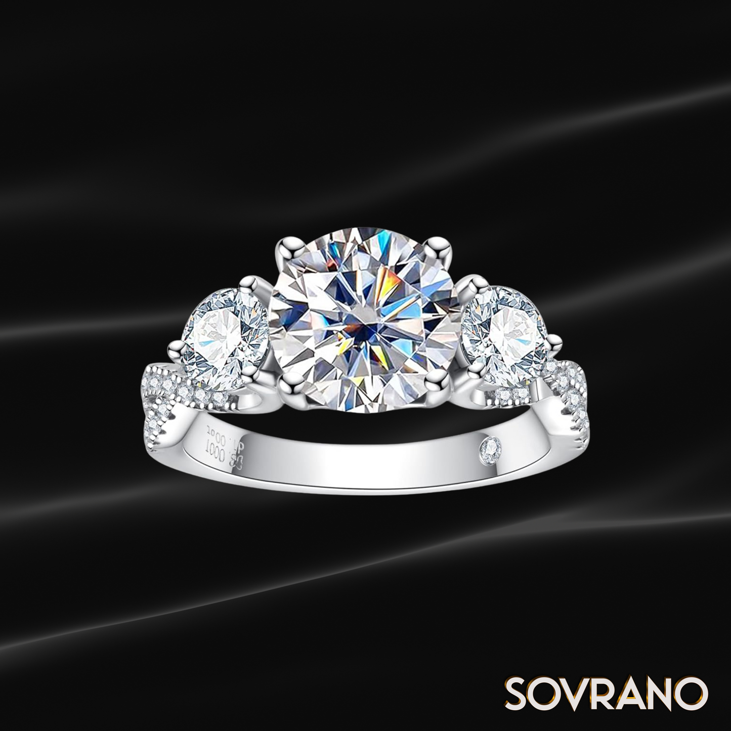 3 Stone Engagement Ring