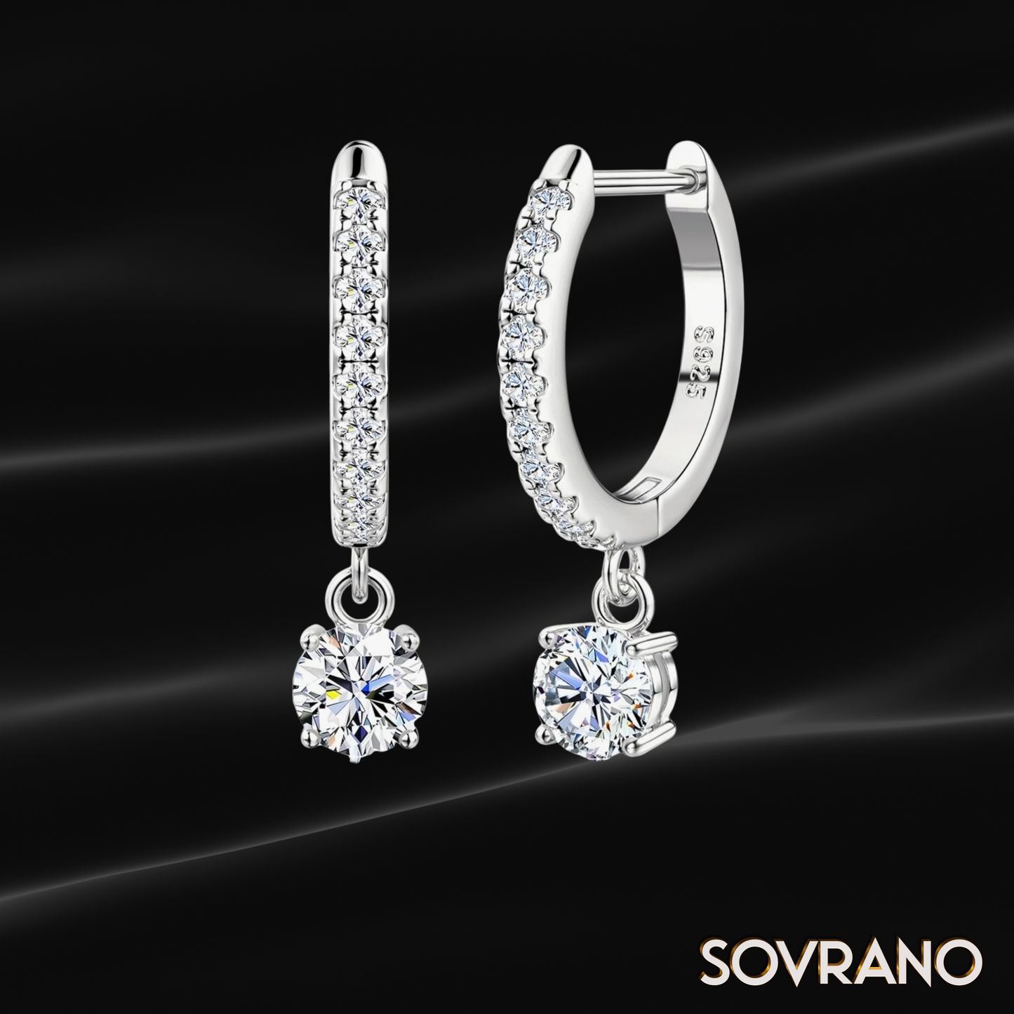 Hoop Dangle earrings- 2ct (1ct each)