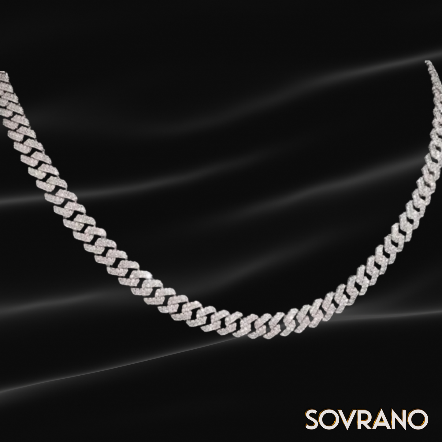 Luxury Moissanite Cuban Link Chain