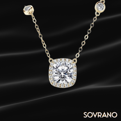 2.5CT Moissanite Pendant Necklace