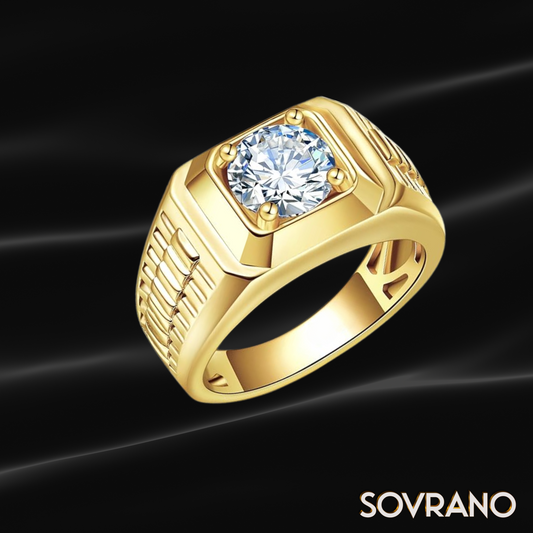 2CT Moissanite Ring - Mens